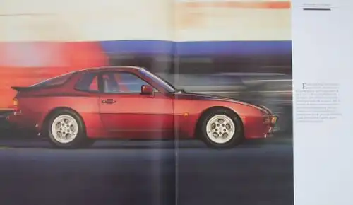 Porsche Modellprogramm 1988 Automobilprospekt (5988)