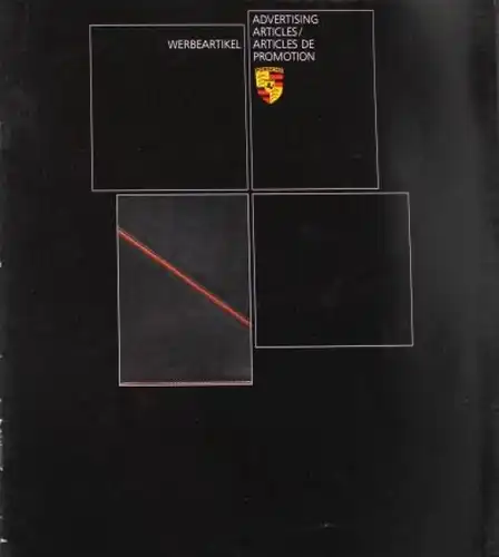 Porsche Werbeartikel-Programm 1985 Automobilprospekt (5989)