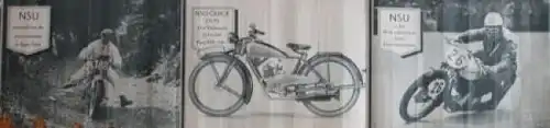 NSU Motorrad Modellprogramm 1930 Händler-Aushangplakat (5997)