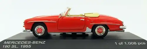 Whitebox Mercedes-Benz 190 SL Cabriolet 1955 limitiertes Metallmodell in Originalbox (4584)