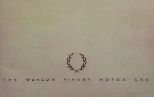 Duesenberg Modellprogramm 1933 Automobilprospekt (4995)