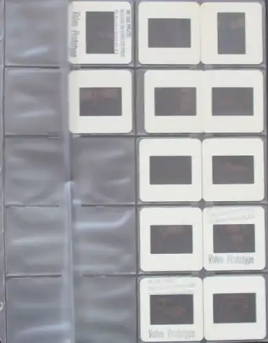 Volvo Taxi Kombi Prototyp 1975 zwölf Original Werksdias (8911)