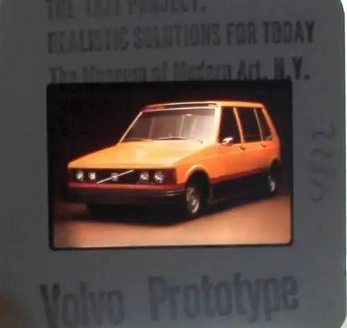 Volvo Taxi Kombi Prototyp 1975 zwölf Original Werksdias (8911)
