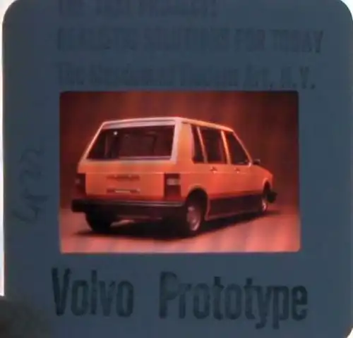 Volvo Taxi Kombi Prototyp 1975 zwölf Original Werksdias (8911)