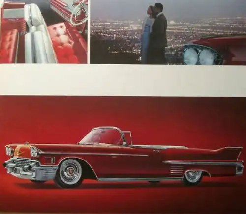 Cadillac Modellprogramm 1958 Automobilprospekt (5182)