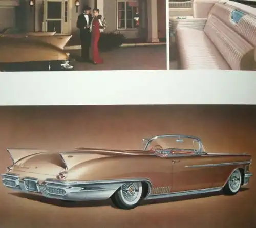 Cadillac Modellprogramm 1958 Automobilprospekt (5182)