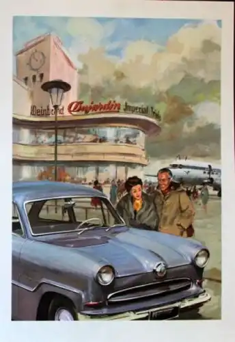 Ford Taunus 15M 1954 Dujardin-Werbeblatt (5194)