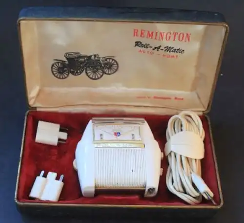 Remington Rasierapparat Roll-A-Matic Auto-Home 1958 in Originalbox (5208)