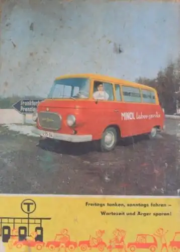Minol "Minol Ratgeber" Tankstellen-Zeitschrift 1966 (6558)