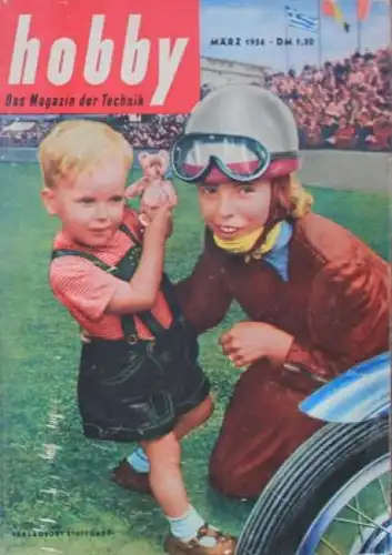 "Hobby - Das Magazin der Technik" 1954 Mercedes-Benz 190 SL Technik-Magazin (6581)