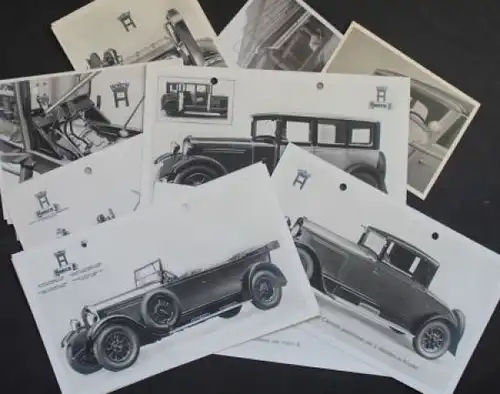 Horch 8 Roadster Pullmann Cabriolet 1928 dreizehn Werksfotos (6595)