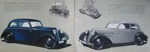 DKW Front Modellprogramm 1939 Automobilprospekt (6623)