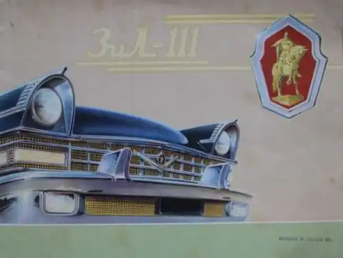 ZIL 111 Lichatschow Modellprogramm 1959 Automobilprospekt (6704)