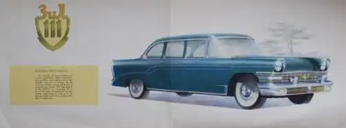 ZIL 111 Lichatschow Modellprogramm 1959 Automobilprospekt (6704)