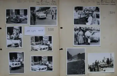 Borgward Isabella Mille Miglia 1958 zehn Werksfotos (6705)