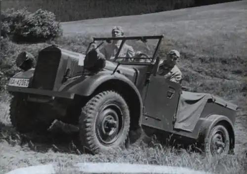 Mercedes-Benz Vierrad Geländewagen bei Dreitagefahrt Harz 1938 Werksfoto (1244)