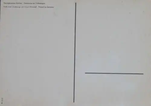 Volkswagen Käfer 1958 Werkspostkarte "Unvergessenes Erleben" Victor Mundorff (8061)