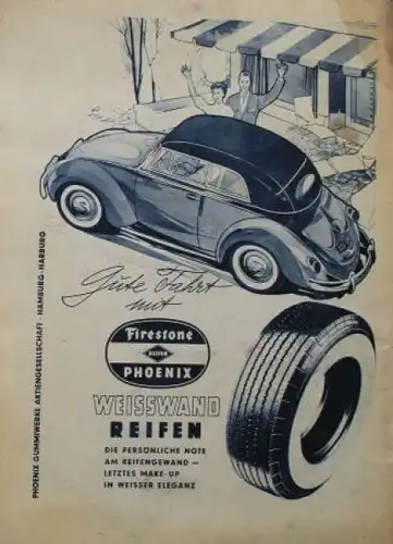 "Gute Fahrt" Volkswagen Zeitschrift 1954 (8416)