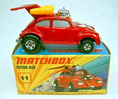 Matchbox Lesney Flying Bug Volkswagen 1972 Metallmodell in Originalbox (8136)