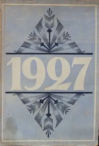 Buick Modellprogramm 1927 Jahreskalender (8147)