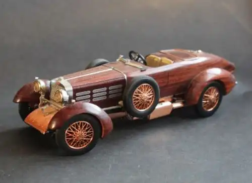 Franklin Mint Hispano Suiza Tullipwood Speedster 1924 Metallmodell (8157)