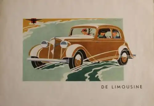 Adler Trumpf Junior 1 Liter Modellprogramm 1936 Reuters Motive Automobilprospekt (8160)
