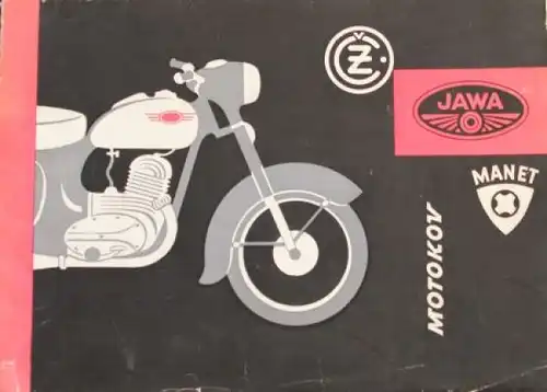 Jawa Manet Motorrad Modellprogramm 1960 Motorradprospekt (8166)