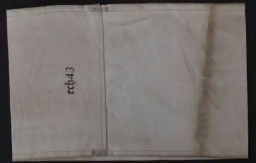 Volkswagen KdF 1943 Stoff-Armbinde "Luftschutz" mit Logo Werk Fallersleben (3642)
