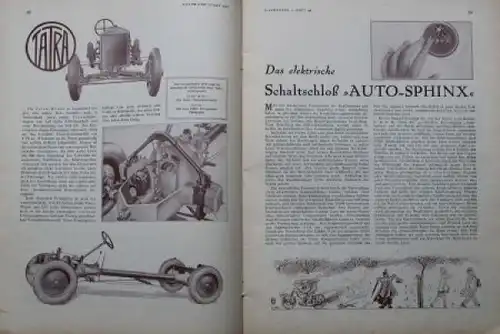 "Motor & Sport" Motor-Zeitschrift Pössneck 1928 Ausstellungsheft (7240)