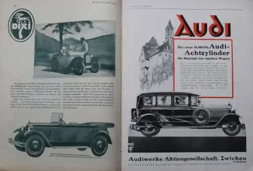 "Motor & Sport" Motor-Zeitschrift Pössneck 1928 Ausstellungsheft (7240)