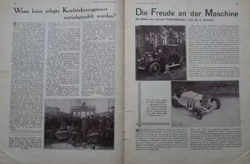 "Motor & Sport" Motor-Zeitschrift Pössneck 1928 (8024)