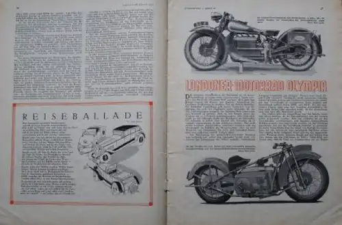 "Motor & Sport" Motor-Zeitschrift Pössneck 1928 (8024)