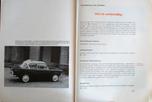 Simsa "Mein Auto heißt Arabella" Borgward-Arabella Handbuch 1961 (8980)