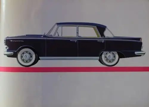 Borgward Airswing Modellprogramm 1960 "Der grosse Borgward" Automobil-Pressemappe (9057)