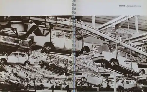 Fiat Mirafiori 1966 Produktionsprogramm "Fiat im Bild" Automobilprospekt (9059)