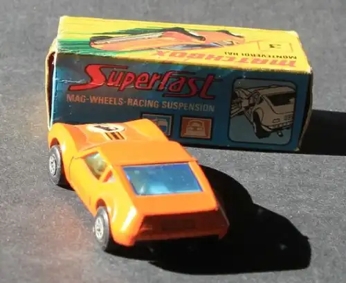 Matchbox Lesney Monteverdi Hai 1973 Metallmodell in Originalbox (8827)