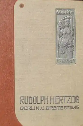 Gordon-Bennet-Rennen 1905 Rudolph Herzog Agenda Homburg (9100)