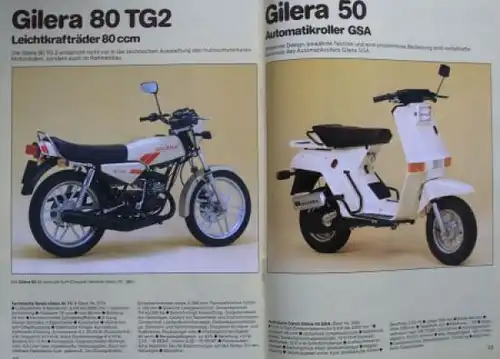 Vespa Fahrzeuge und Zubehör Modelprogramm 1985 Motorradprospekt (9147)