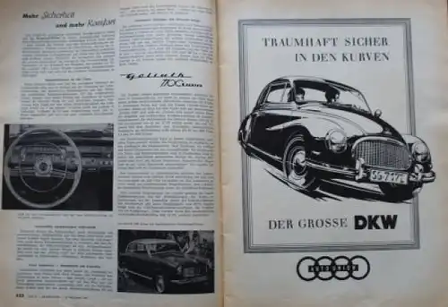"Krafthand - Internationale Automobilausstellung" Automobil-Zeitschrift 1957 Borgward-Motiv (9229)