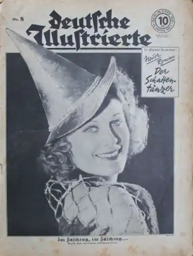 Volkswagen "Deutsche Illustrierte" Gesellschaft-Magazin 1939 mit VW KdF (9235)