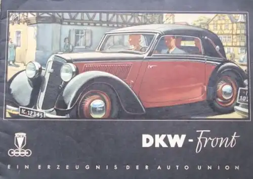 DKW Front Modellprogramm 1938 Automobilprospekt (2335)