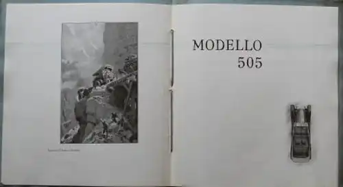 Fiat Modellprogramm 1920 Automobilprospekt (9322)