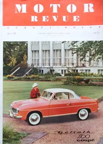 "Motor Revue" Motor-Zeitschrift 1958 (3315)