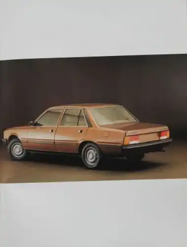 Peugeot 505 Modellprogramm 1979 "Technische Beschreibung" 1979 Automobil-Pressemappe (1796)