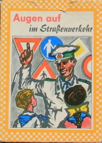 Altenburg Spielkarten "Augen auf im Straßenverkehr" 1974 Verkehrts-Kartenspiel (1629)