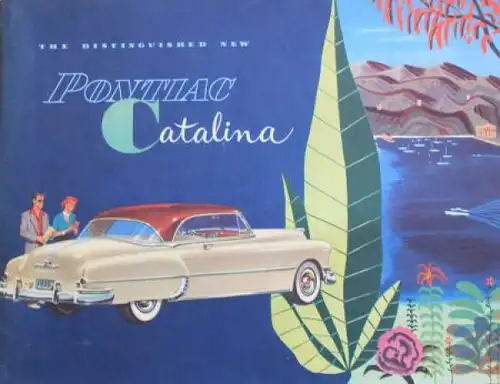 Pontiac Catalina Modellprogramm 1950 Automobilprospekt (3873)