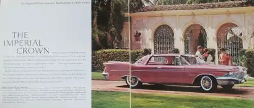 Chrysler Imperial Modellprogramm 1960 Automobilprospekt (3588)