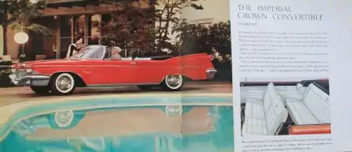 Chrysler Imperial Modellprogramm 1960 Automobilprospekt (3588)