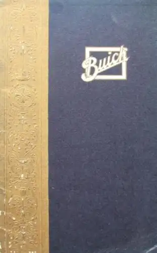 Buick Valve-in-Head Six Cylinder Modellprogramm 1921 Automobilprospekt (9535)