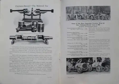 Chalmers Detroit 30 Modellprogramm 1909 Automobilprospekt (7181)